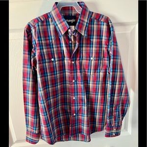 Brand new Wrangler pearl snap shirt